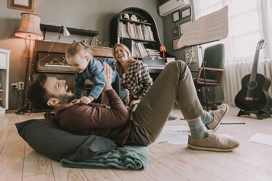 Dad and Baby