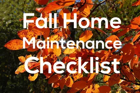 fall home maintenance checklist | COIT