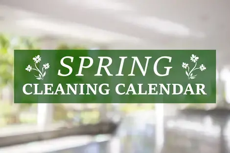 Spring Cleaning Calendar COIT