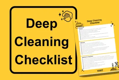 The Ultimate Deep Cleaning Checklist by Room