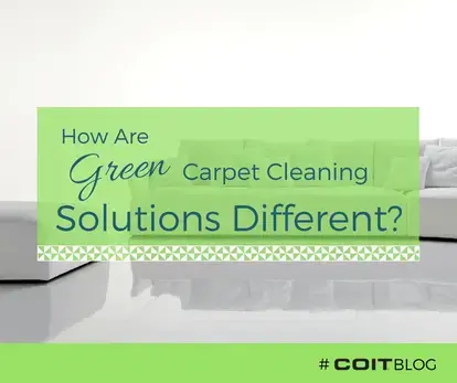 How Are Green Carpet Cleaning Solutions Different?
