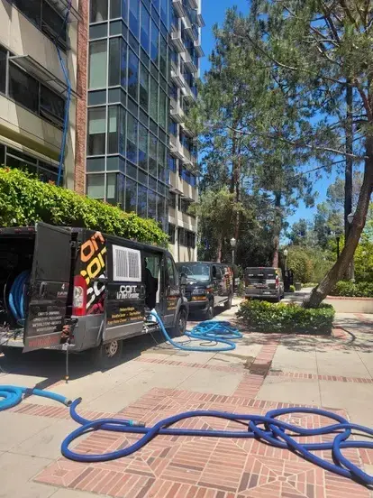 COIT Van parked infront of UCLA building