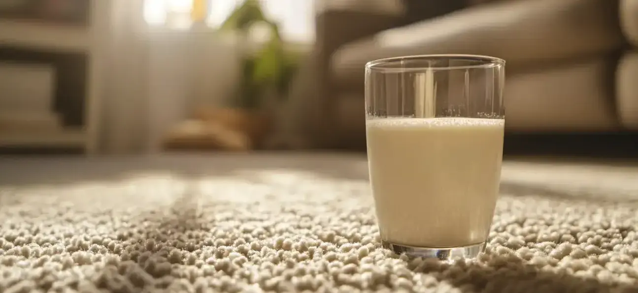 How to Clean Milk Out of Your Carpet