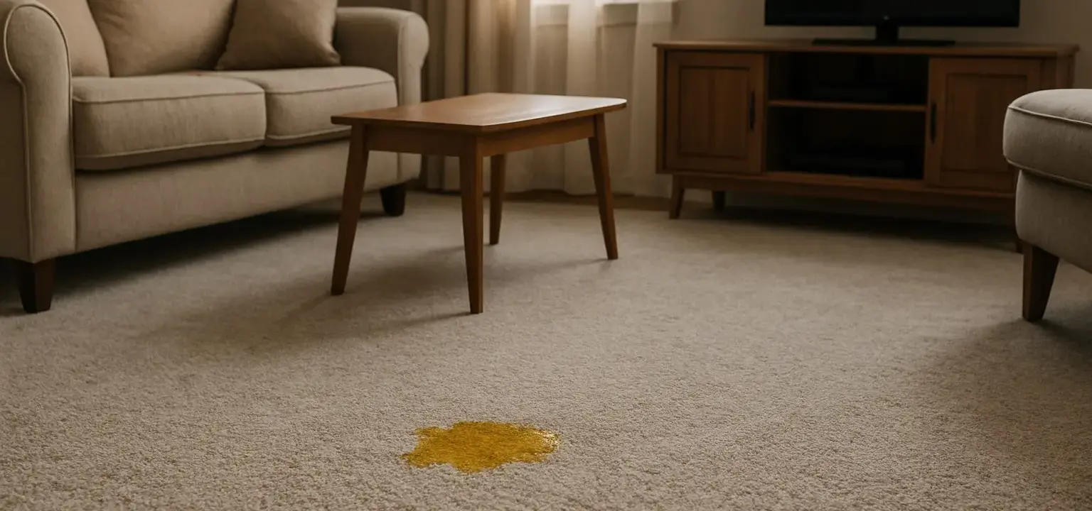 how to clean cat pee from carpet