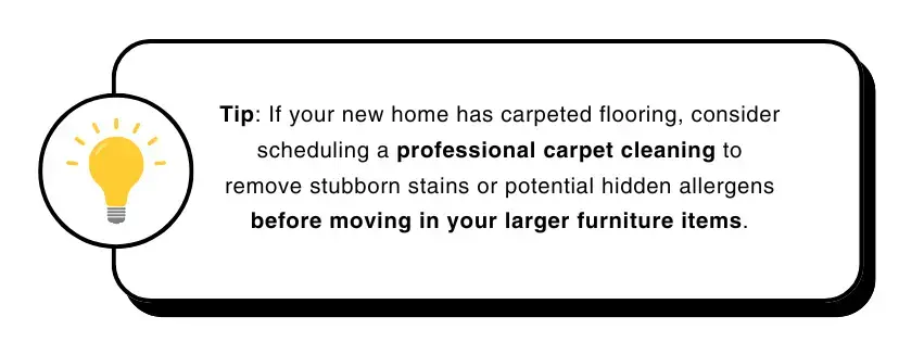 new home cleaning checklist tips