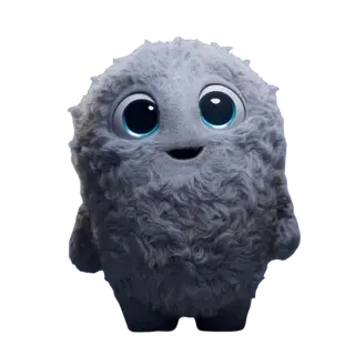 Small creature smiling